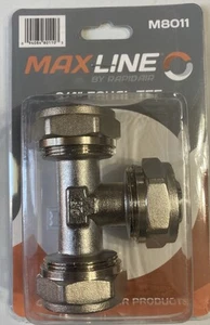 Raccordo a T Rapidair Maxline M8011 uguale per tubi da 3/4 pollici - Foto 1 di 2