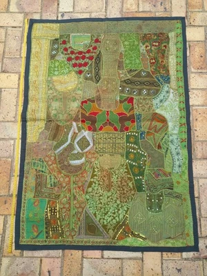 Ancienne Tenture Indienne - Photo 1/3