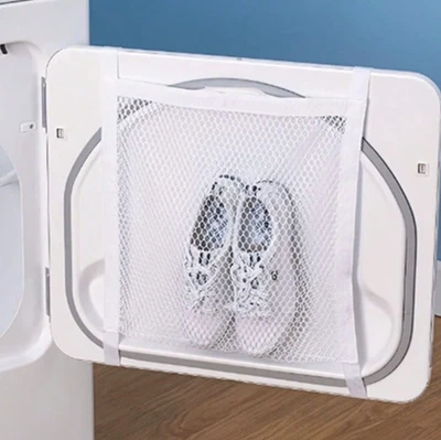 1pc Sports Shoe Washing&Drying Mesh Bag with Elastic Straps – Durable & Reusable - Image 1 of 4