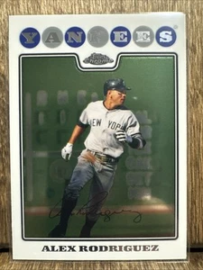 2008 Topps Chrome Alex Rodríguez #1 New York Yankees - Imagen 1 de 6