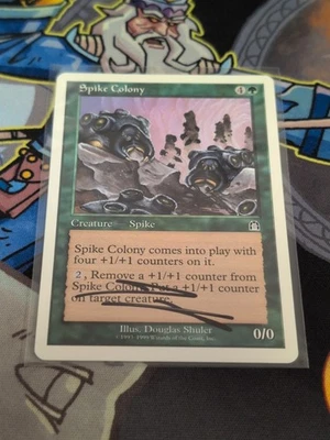 1x Signed Spike Colony Magic The Gathering Common - Image 1 of 2