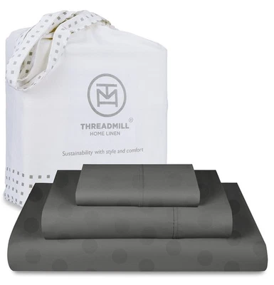 Juego de sábanas Threadmill Cotton Twin XL | 100 % algodón para cama doble tamaño XL... Foto 1 de 4