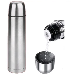 Stainless Steel 500 ml 16.9 OZ Coffee Thermos | Thermal Water Bottle OPEN BOX - Picture 1 of 4