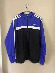 Raro Adidas Originales Para Hombre M Adidas Itasca Chaqueta Nylon Cal Surf Púrpura Negro - Imagen 1 de 11