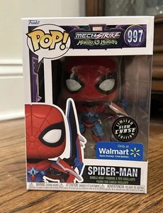 Funko Pop - CHASE #997 Mech Strike Monster Hunters - Glow Spider-Man Walmart - Imagen 1 de 6