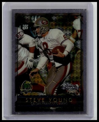 1996 Topps Chrome #130 Steve Young - Image 1 of 2