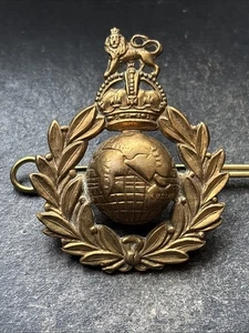 Royal Marine, Kommando, Original Britisches Mützenabzeichen. WW2. Grünes Barett. - Bild 1 von 4