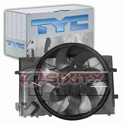 Conjunto de ventilador condensador y radiador doble TYC para Mercedes-Benz C320 xt 2001-2005 Foto 1 de 4