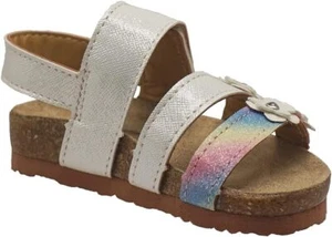 Girls’ Sandals Toddler Kids Children's Summer Flats Cute Open Toe Cork Shoes - Picture 1 of 43