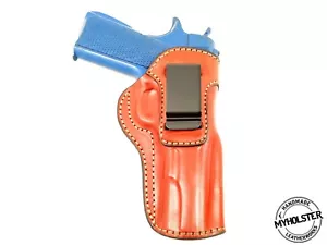 Leder IWB Holster passt zu den meisten 1911 4"" - 5"" Stil Handfeuerwaffen - Kimber - Colt - Versand & W - Bild 1 von 3