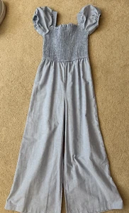 Kensie Blue ShortSleeve Jumpsuit Romper Young Girl’s Size 10 - Picture 1 of 3
