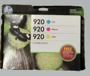 HP 920 COLOR COMBO PACKFor HP Officejet 6000, 6500, 6500A,7000, 7500, & 7500A - Picture 1 of 2