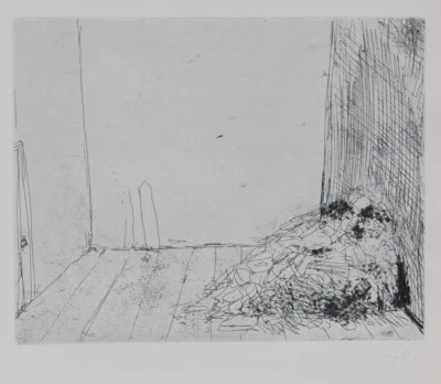 Klaus Fußmann/ Radierung / 1980 /Handsigniert/ wohl 200 Exemplare  ?/15 - Bild 1 von 2