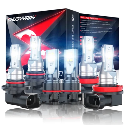 Для Dodge Journey 2010 2011-2019 6 шт светодиодные фары дальнего ближнего света + противотуманные фары - Изображение 1 из 4