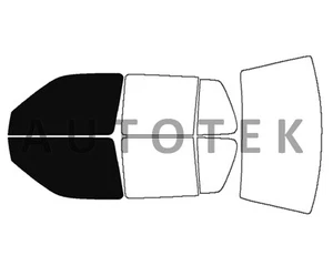 PreCut Film Front Two Door Windows Tint For Volkswagen Jetta Sedan 1992-1998 - Picture 1 of 10