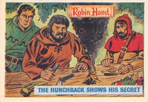 1959 Master Vending Robin Hood #15 The Hunchback Shows His Secret NRMT p2s-33745 - Picture 1 of 2