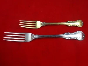 1 Mittagessen und 1 Abendessen Größe Russisch 84 Silber Gabel (#4405) - Bild 1 von 4