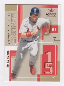 2004 Fleer - Genuine Insider - Jim Edmonds - #5 - Picture 1 of 2