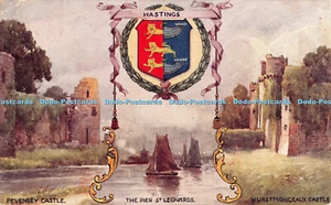 R305990 Castillo de Pevensey El muelle Castillo de San Leonardo Hurstmonceaux W E B El Favo - Imagen 1 de 4