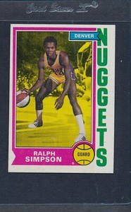 1974/75 Topps #219 Ralph Simpson Nuggets EX/MT *1484