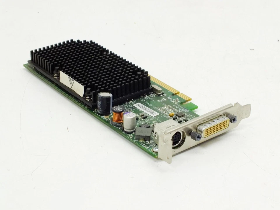 Dell JJ461 LOW PROFILE 256MB PCIe Video Card DMS-59 & S-Video - ATI Radeon X1300 - Image 1 of 4