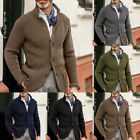 Stylish Men's Button Knitted Long Sleeve Sweater Jacket Cardigan Outwear Top