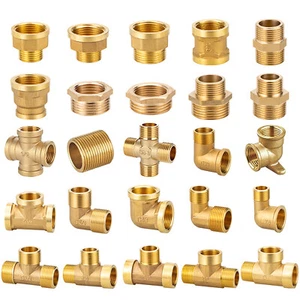 Accesorios roscados de latón 1/8 - 2 pulgadas accesorio de tornillo moldeado moldeador - Imagen 1 de 30