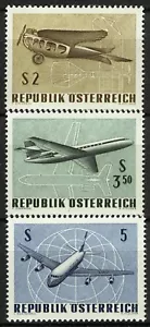 Österreich 1968, Flugzeuge, Luftfahrt, Luftpost Set postfrisch, Mi 1262-64 - Bild 1 von 1