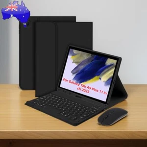 For Samsung Galaxy Tab A9 Plus 11 Inch Keyboard Case Auto Sleep/Wake Smart Cover - Afbeelding 1 van 36