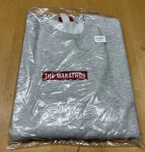 The Marathon Bekleidungsbar besticktes Sweatshirt mit Rundhalsausschnitt Größe 2XL - grau - Bild 1 von 3