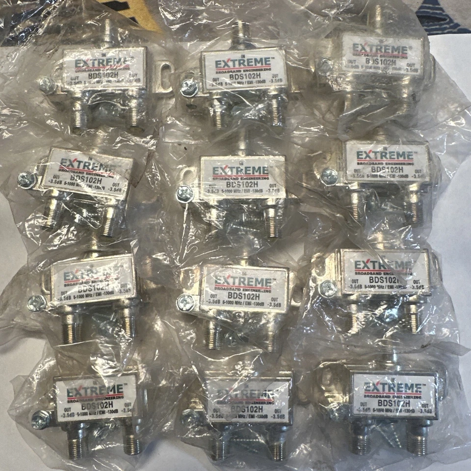 Extreme 2-Way Digital 1Ghz High Performance Coax Cable Splitter BDS102H