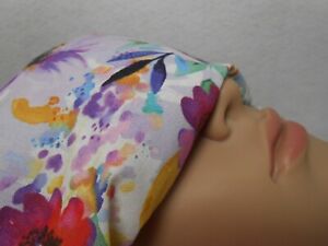Eye Pillow lavender Floral Print with Organic Lavender  Flax Seed Aromatherapy