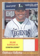 2011 Topps Heritage Minors Clubhouse Collection Relics #DDS Delino DeShields Jr.