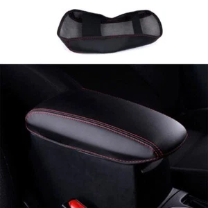 Armrest Box Cover Trim Black Leather For Toyota Corolla Middle Console 2014-2018 - Picture 1 of 7
