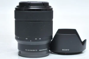 Sony FE 28-70mm f3.5-5.6 OSS Lens for Sony E Mount Full Frame W/Sony Lens Hood - Picture 1 of 4