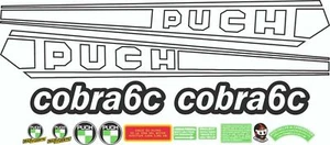 STAR SAM® STICKERS KIT PUCH COBRA 6C KLASSISCHE MOTORRADSTICKER DER 2. SERIE - Bild 1 von 1