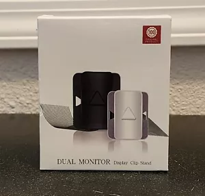 Daite Dual Monitor Display Clip Stand - Black - Picture 1 of 2