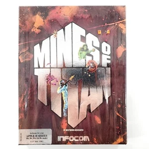 Mines Of Titan Apple II Serie 1989 Infocom Guarnizione Strappata *LEGGI* Nuovo Sigillato - Foto 1 di 12