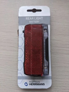 Herrmans Gepäckträgerrücklicht Fahrrad H-Trace 50 mm mit Batterie - Bild 1 von 2