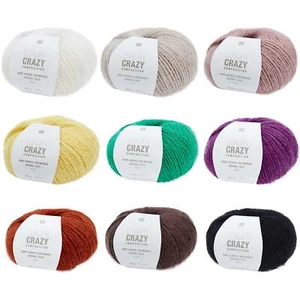 RICO LUXURY CRAZY COMPOSITION ARAN Mischgarn Alpaka Mohair 50g (Farbauswahl) - Bild 1 von 26