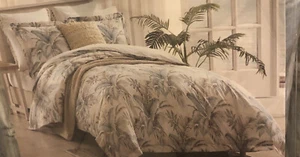 Tommy Bahama Full/Queen Comforter Set  2Standard Pillow Shams 100% Cotton NEW - Picture 1 of 8