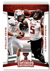 2020 Panini Contenders Draft Picks Collegiate Connections Baker Mayfield/Patrick