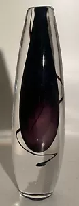 Kosta Boda Vicke Lindstrand Spiralfaden Vase 1412 Kunstglas aus Schweden - Bild 1 von 5
