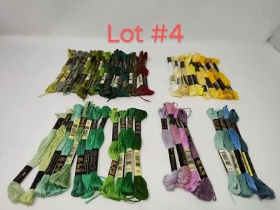 NEW DMC Floss From DEALER STOCK - 50 Random Colors - Lot #4 - NO DUPLICATES. - Image 1 of 4