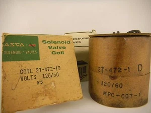 BOBINA DE VÁLVULA SOLENOIDE ASCO 27-472-1D *NUEVO EXCEDENTE* - Imagen 1 de 3