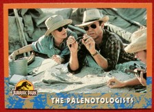 JURASSIC PARK - Card #22 - The Paleontologists - TOPPS 1993