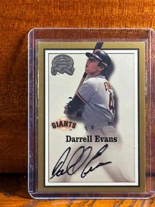 2000 Fleer Greats Of The Game Darrell Evans Auto Autograph San Francisco Giants - Picture 1 of 2