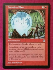 Magic The Gathering STRONGHOLD INVASION PLANS single red card MTG