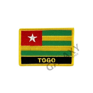 Togo Patch / Togo Flag / Iron On - Picture 1 of 1