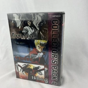 GENEON COLLECTOR'S PACK 4 DVD BOX SET BUNDLE GUNGRAVE + TRIGUN + HELLSING ANIME - Picture 1 of 2